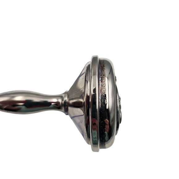 Vintage Godinger Peanuts Snoopy Weight Lifting Silver Plated Baby Rattle No Box - Picture 5 of 11